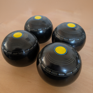 Almark Indoor Bowls Size 1 Heavy Bias – BIBC K99 – Set of 4