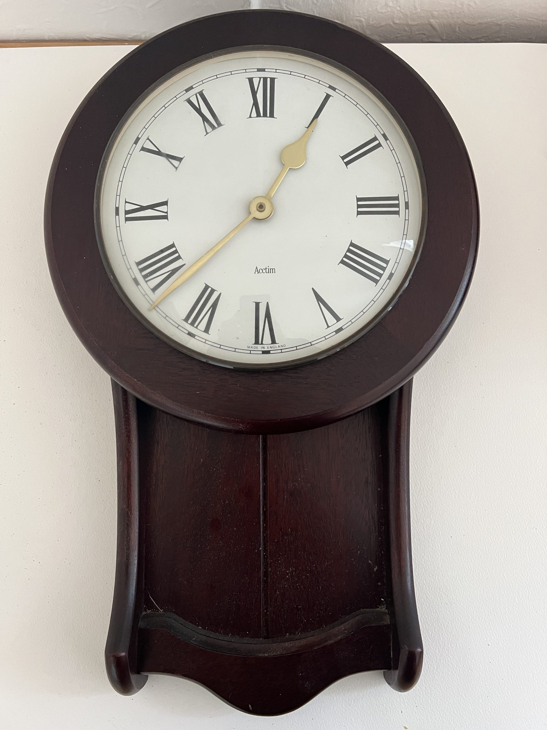 Acctim Wooden Wall Clock – Traditional Drop Case – Quartz