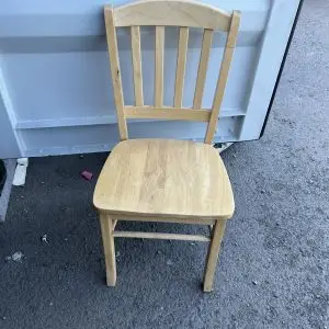 Pine Dining Chair Wooden Slat Back